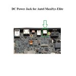 DC Power Jack Socket Charging Port for Autel MaxiSys Elite